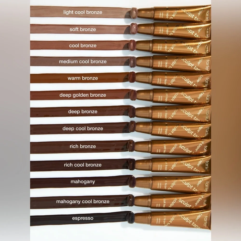 TARTE Shape Tape Contour Makeup Bronzer Shade: Cool Bronze FULL SIZE